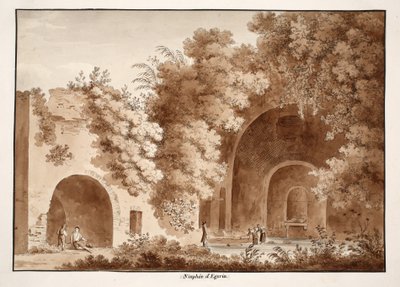 Il Ninfeo di Egeria, 1833 da Agostino Tofanelli